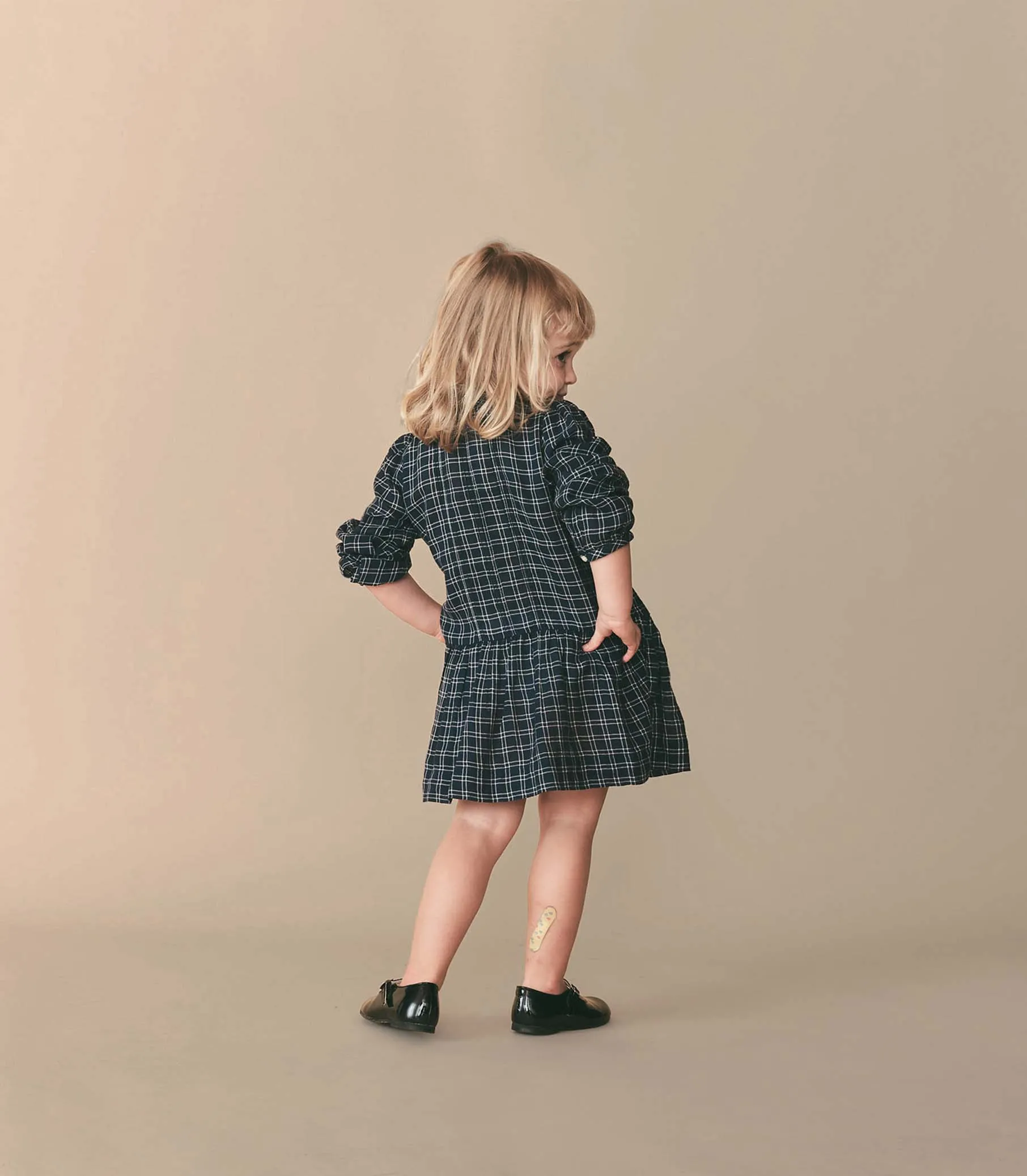 FINLEY DRESS -- BLEU COTTAGE PLAID sold by Doen product image thumbnail 2