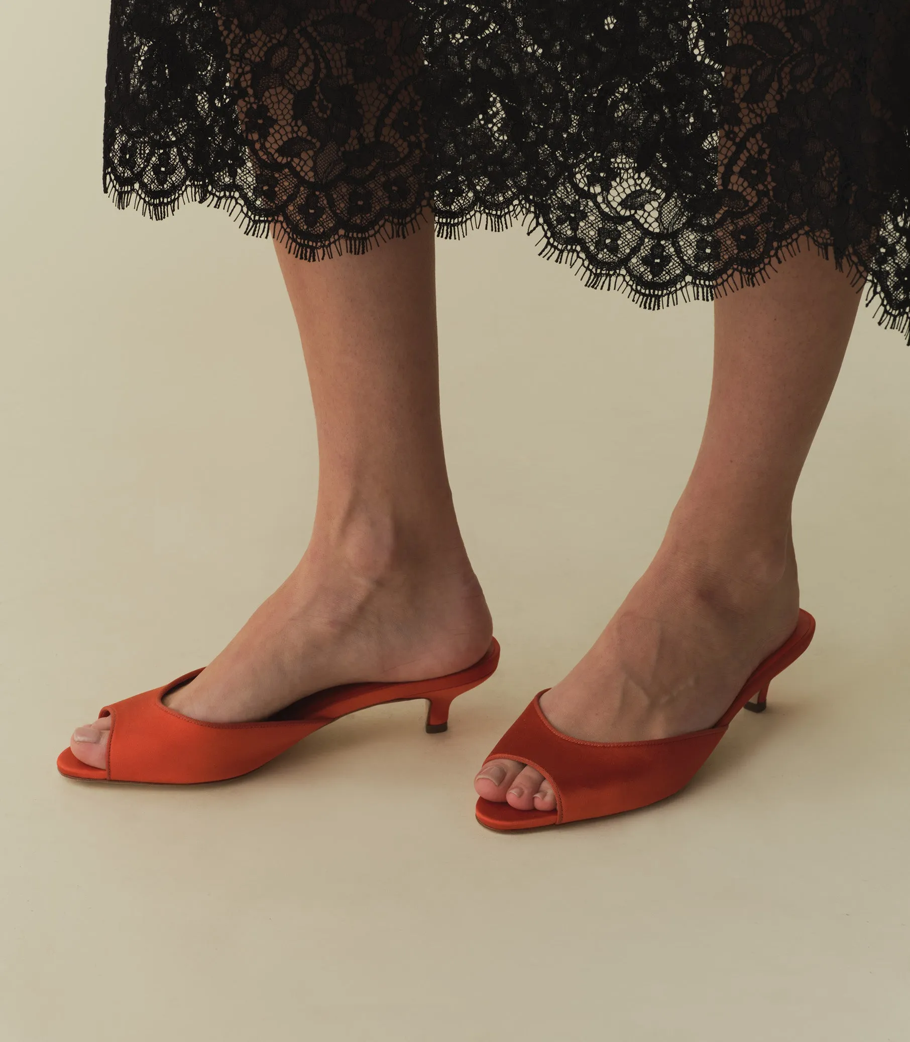 CALLIE MULE -- FUEGO SATIN sold by Doen product image thumbnail 2