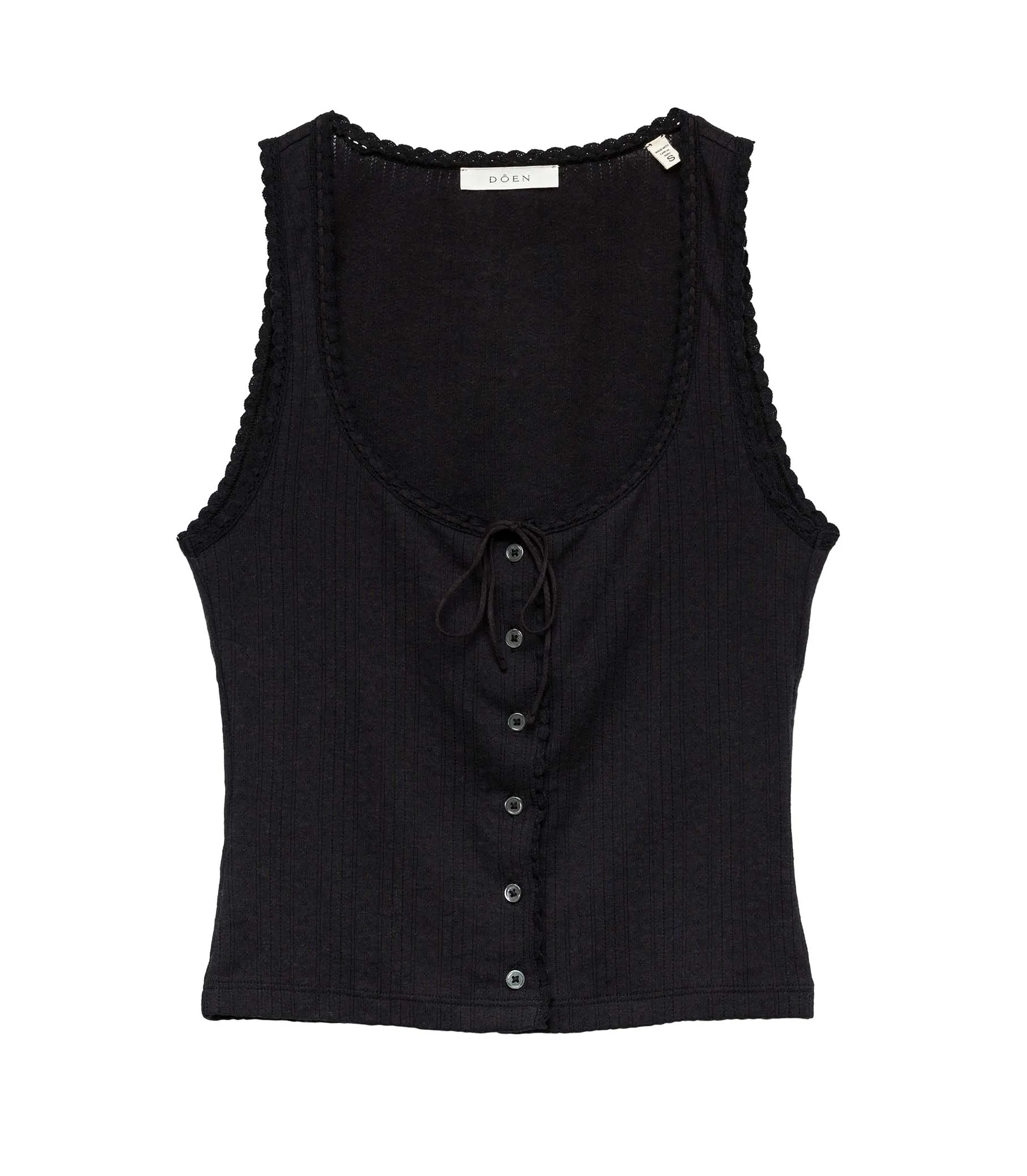 LOIS TANK -- BLACK sold by Doen product image thumbnail 5