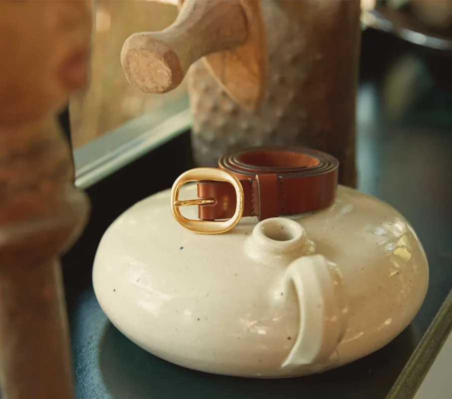 HMD -- WYATT BELT -- COGNAC sold by Doen