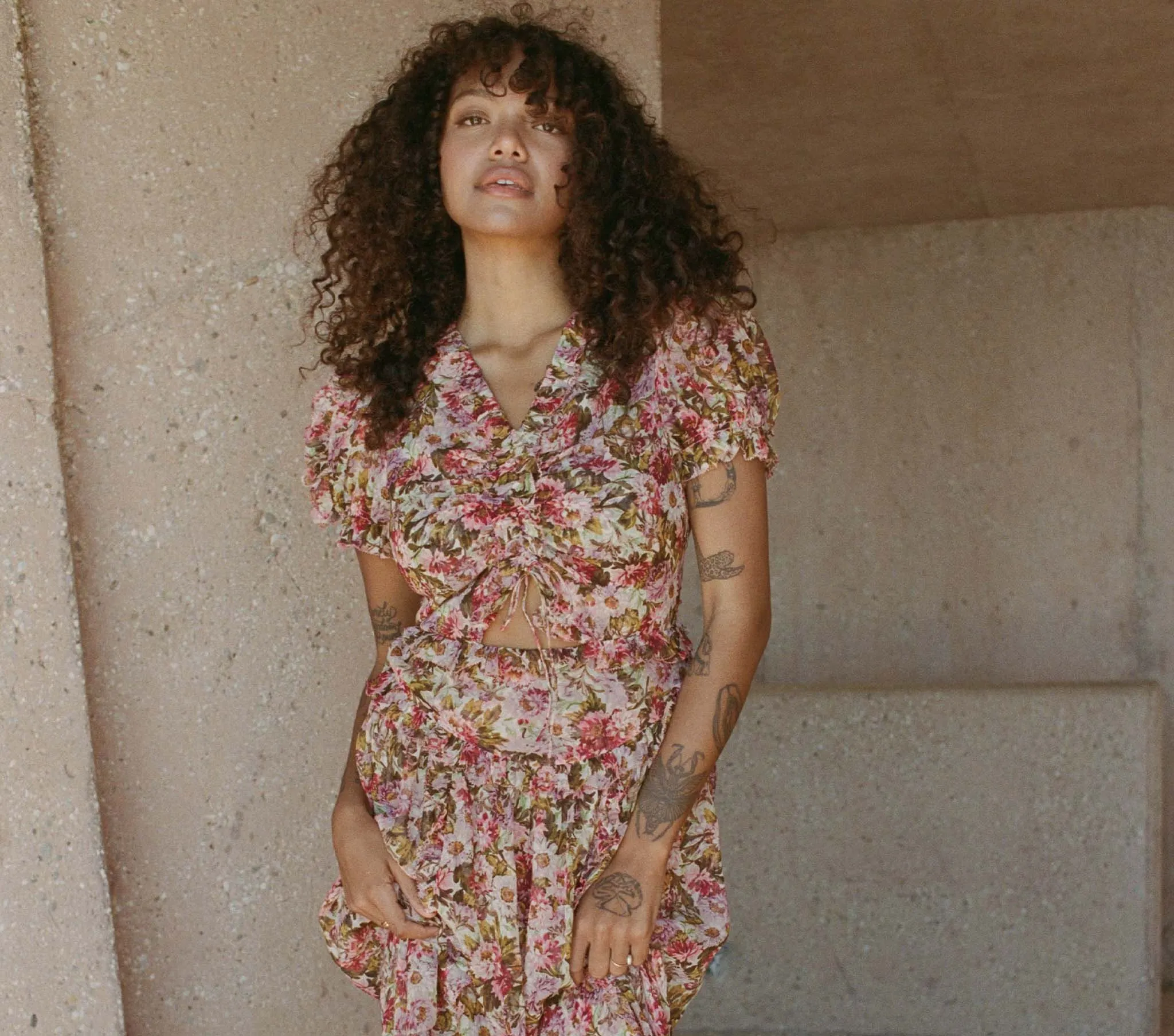 HMD -- ESMERALDA DRESS -- JARDIN DU PALAIS sold by Doen product image thumbnail 3