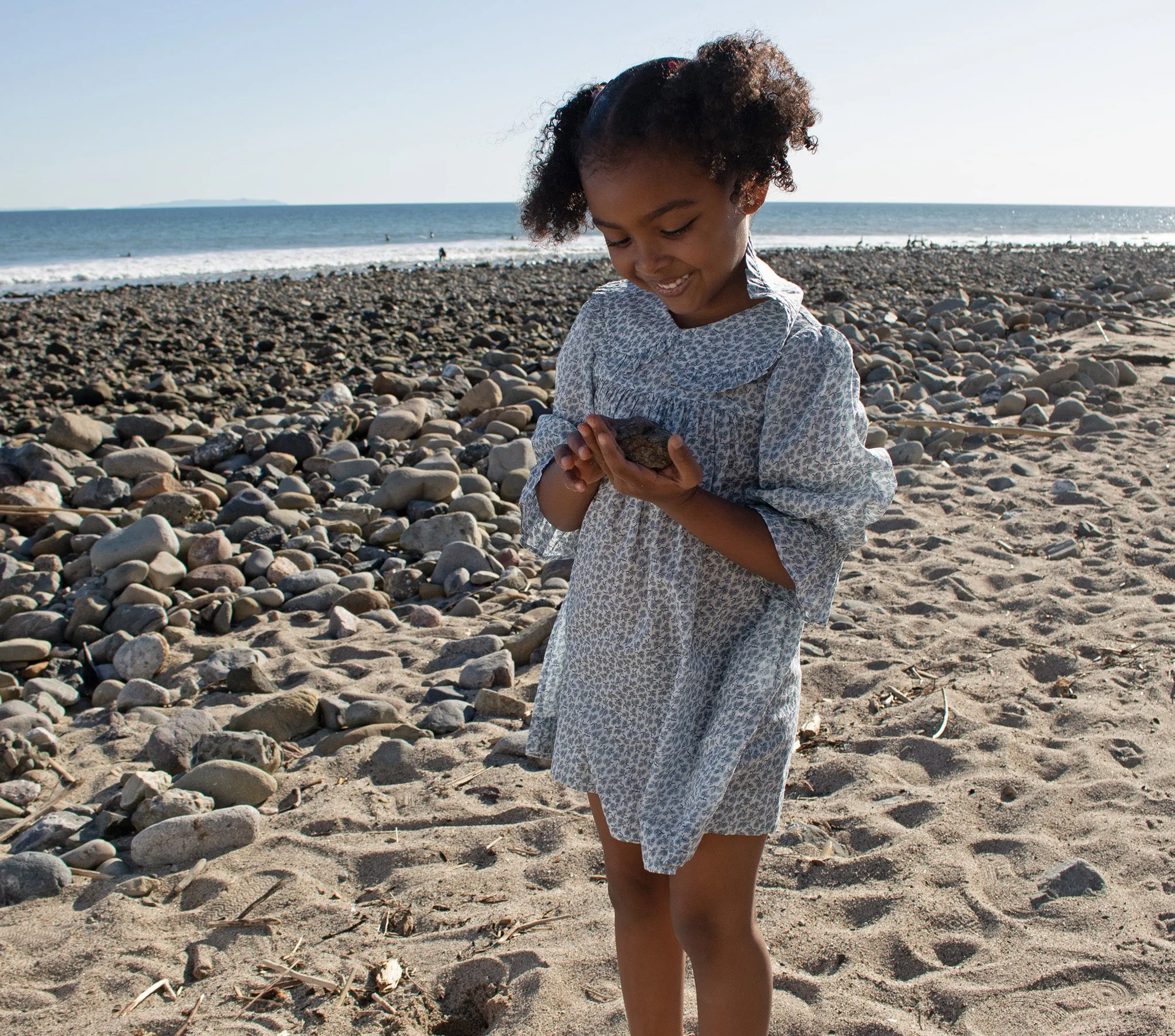 CARINE DRESS -- BLUEBELL HILLSIDE BLOOM sold by Doen