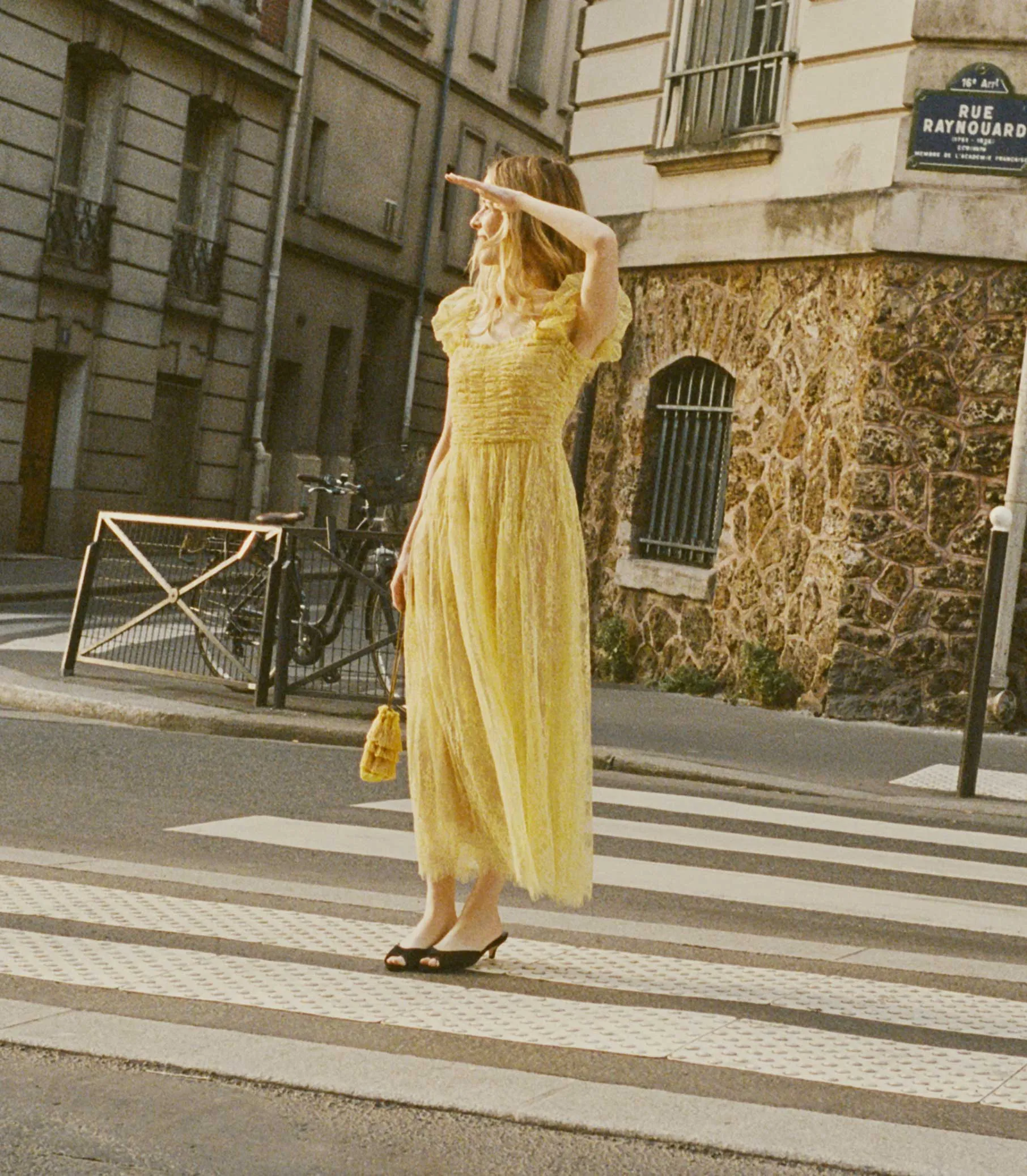 PAMELINA DRESS -- DAFFODIL YELLOW LACE sold by Doen product image thumbnail 3