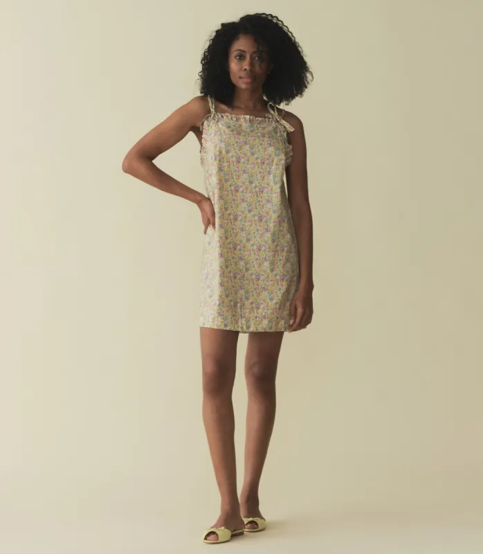 DEE DRESS -- CHRYSANTHEMUM SKY FLORAL sold by Doen