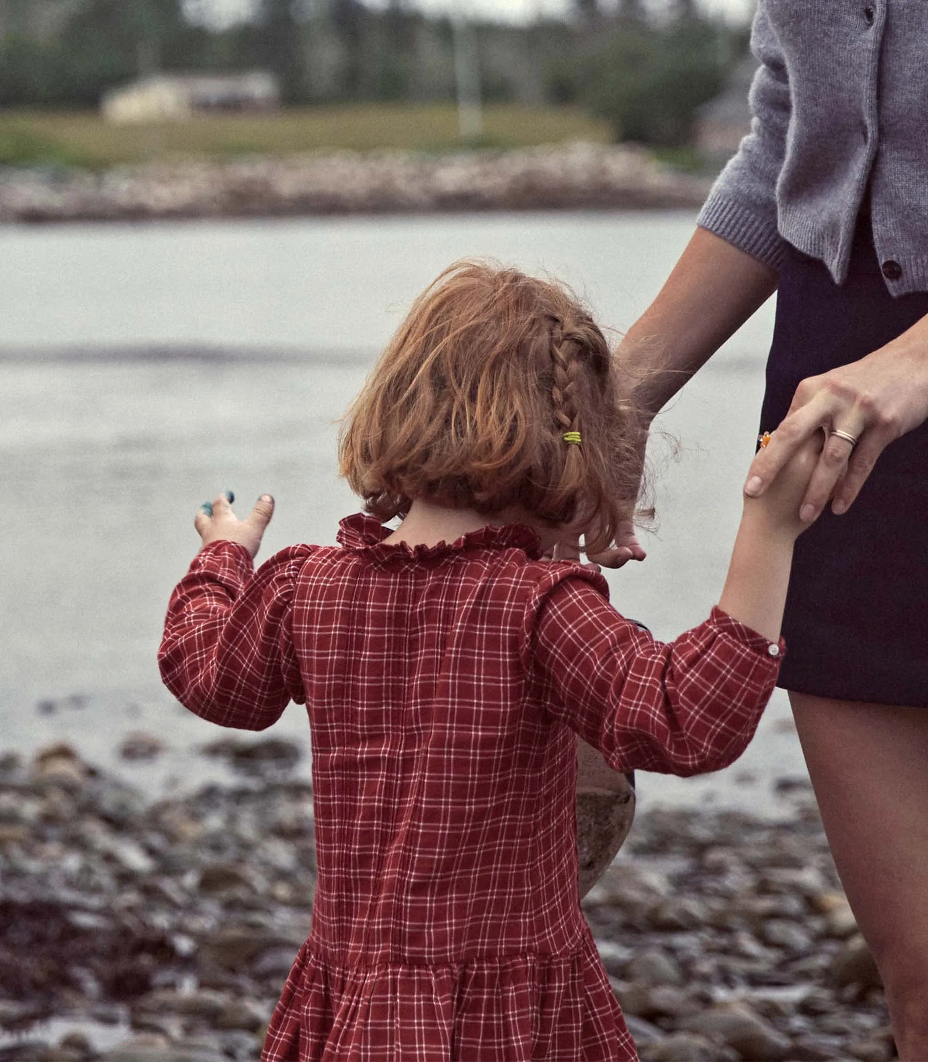 FINLEY DRESS -- ROUGE COTTAGE PLAID sold by Doen product image thumbnail 4