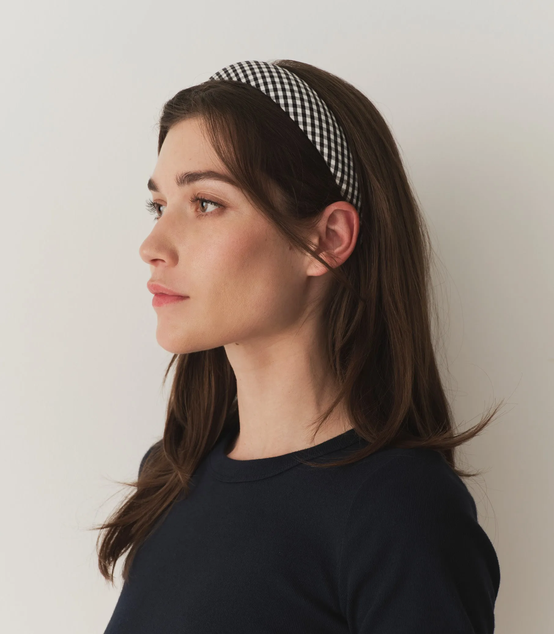 JEANIE HEADBAND -- GINGHAM sold by Doen