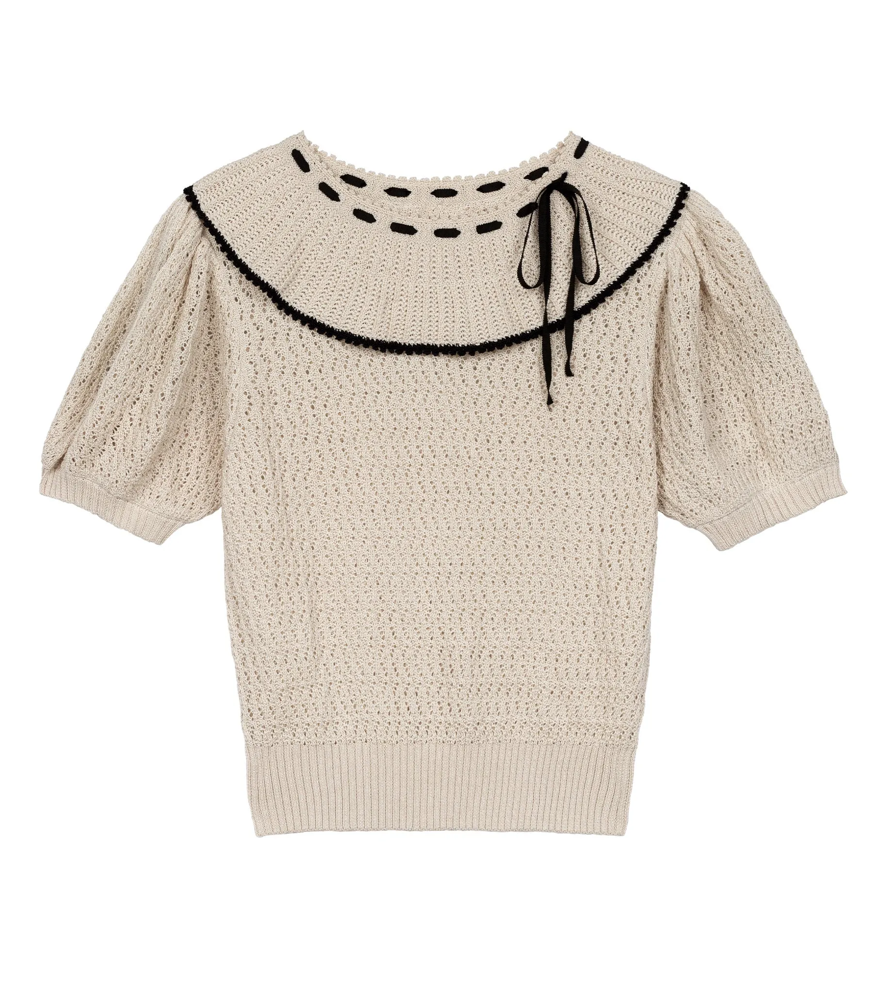 GLENDA SWEATER -- CREAM sold by Doen product image thumbnail 4