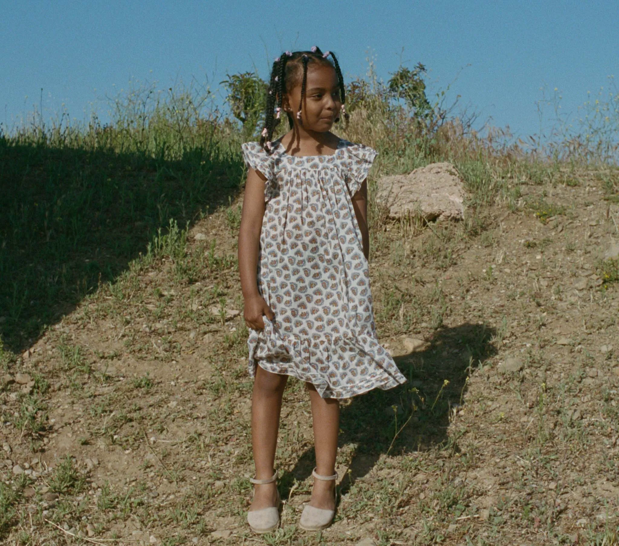 LILY DRESS -- SEA SALT BEDFORD PAISLEY sold by Doen product image thumbnail 2