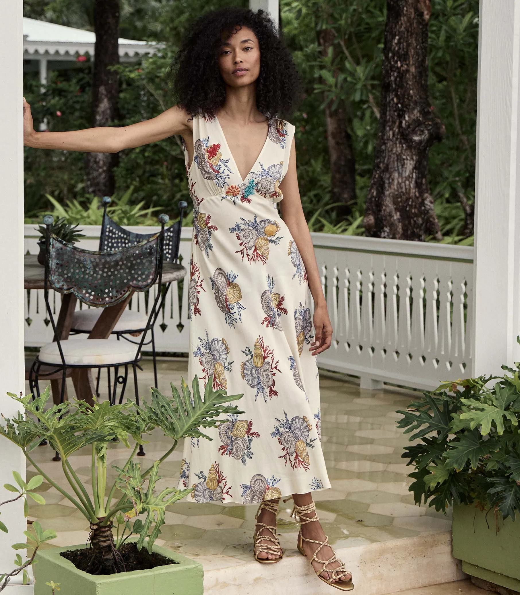 TATIANA DRESS -- MER BOTANIQUE sold by Doen