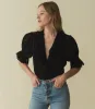 HENRI TOP -- BLACK EYELET sold by Doen