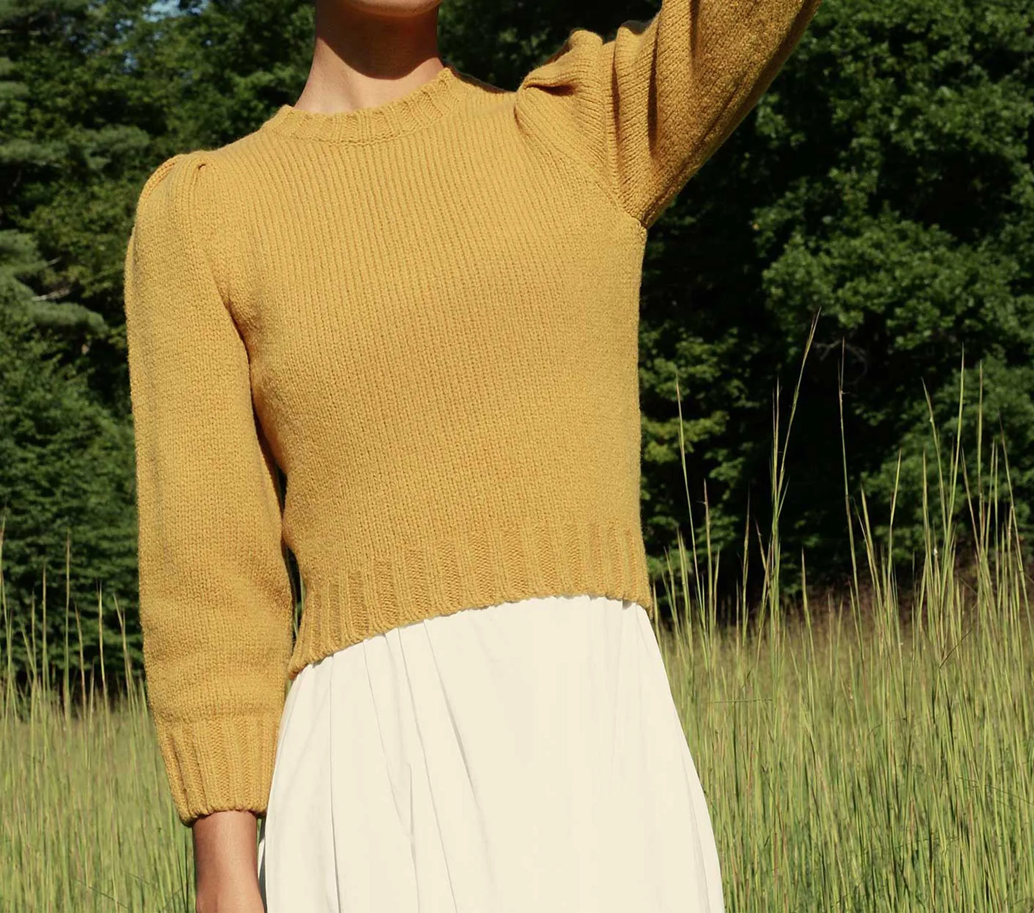 HMD -- MAY SWEATER -- MUSTARD sold by Doen product image thumbnail 3