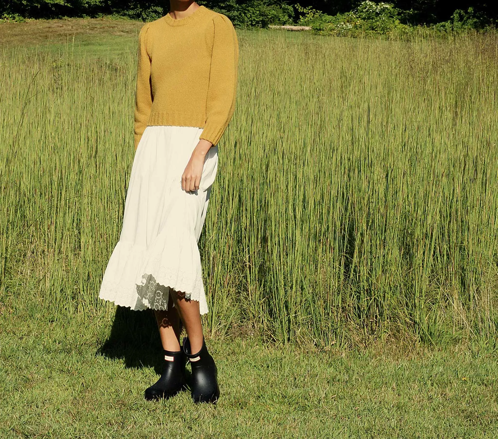 HMD -- MAY SWEATER -- MUSTARD sold by Doen product image thumbnail 2
