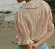 HENRI TOP -- BLUSH sold by Doen