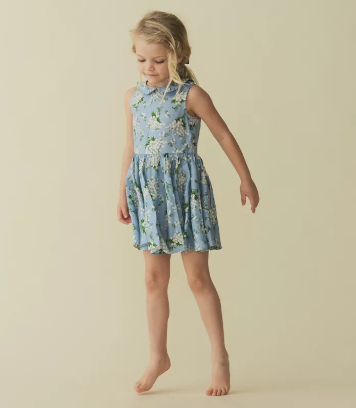 LIBBY DRESS -- SKY MAY BELL FLORAL made by Doen