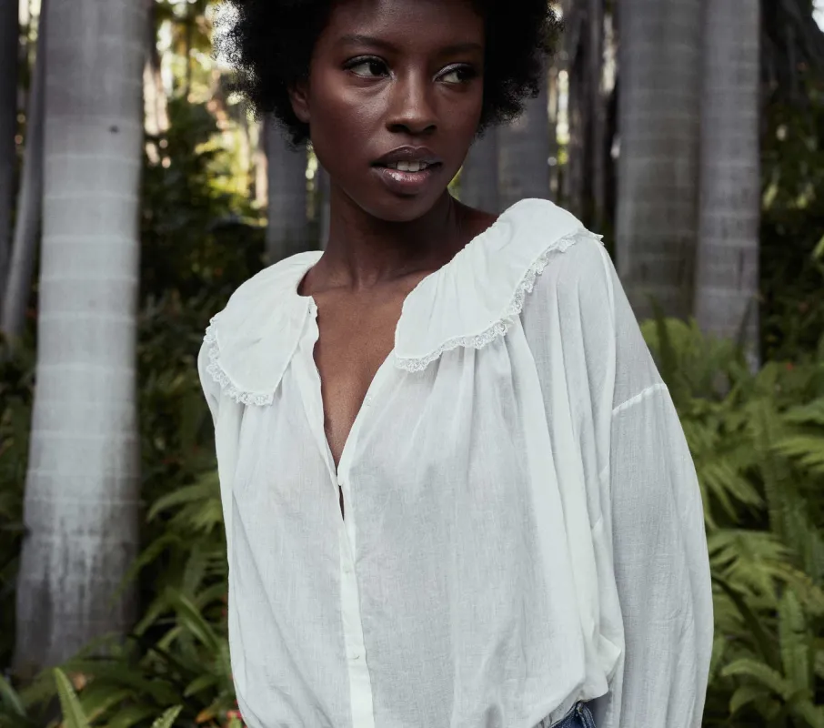 HMD -- JANA TOP -- SALT sold by Doen