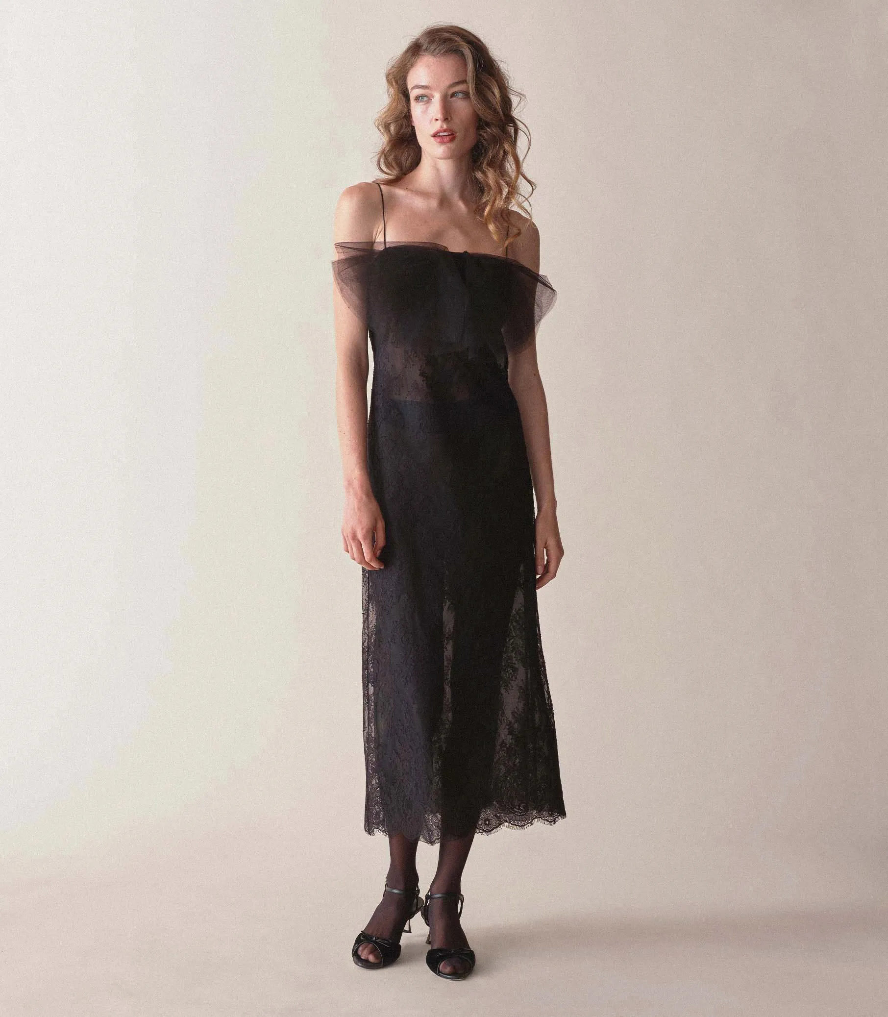 AURINA DRESS -- BLACK sold by Doen product image thumbnail 5
