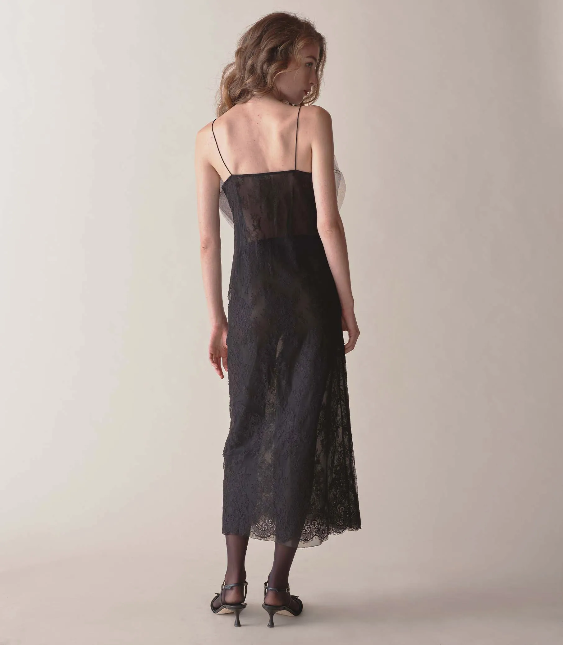 AURINA DRESS -- BLACK sold by Doen product image thumbnail 4