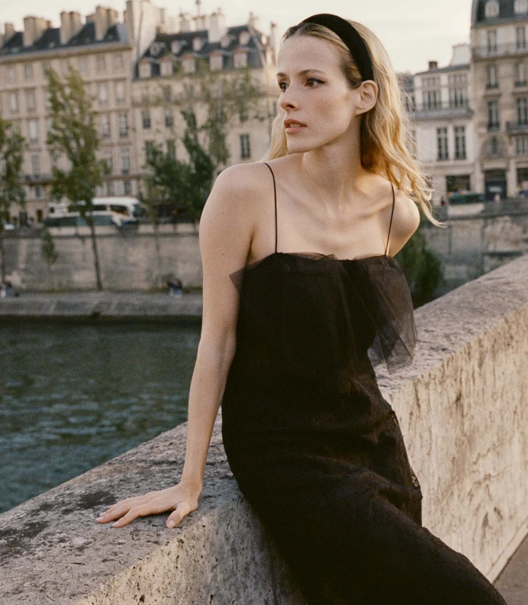 AURINA DRESS -- BLACK sold by Doen product image thumbnail 2
