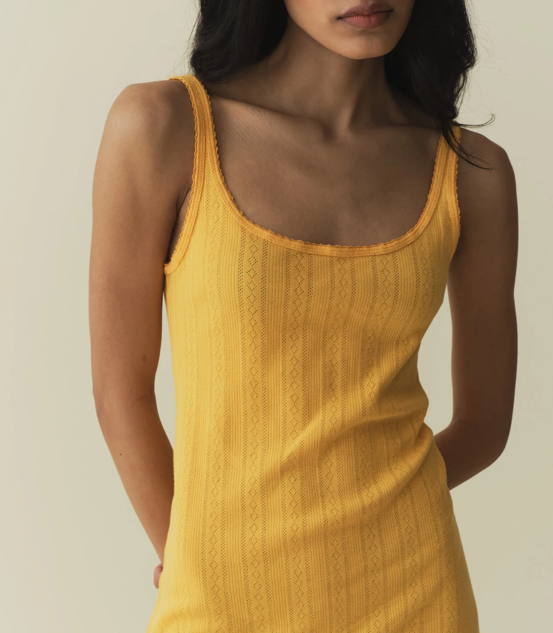 CYNTHIA DRESS -- JONQUILLE APOLLINE POINTELLE sold by Doen product image thumbnail 2