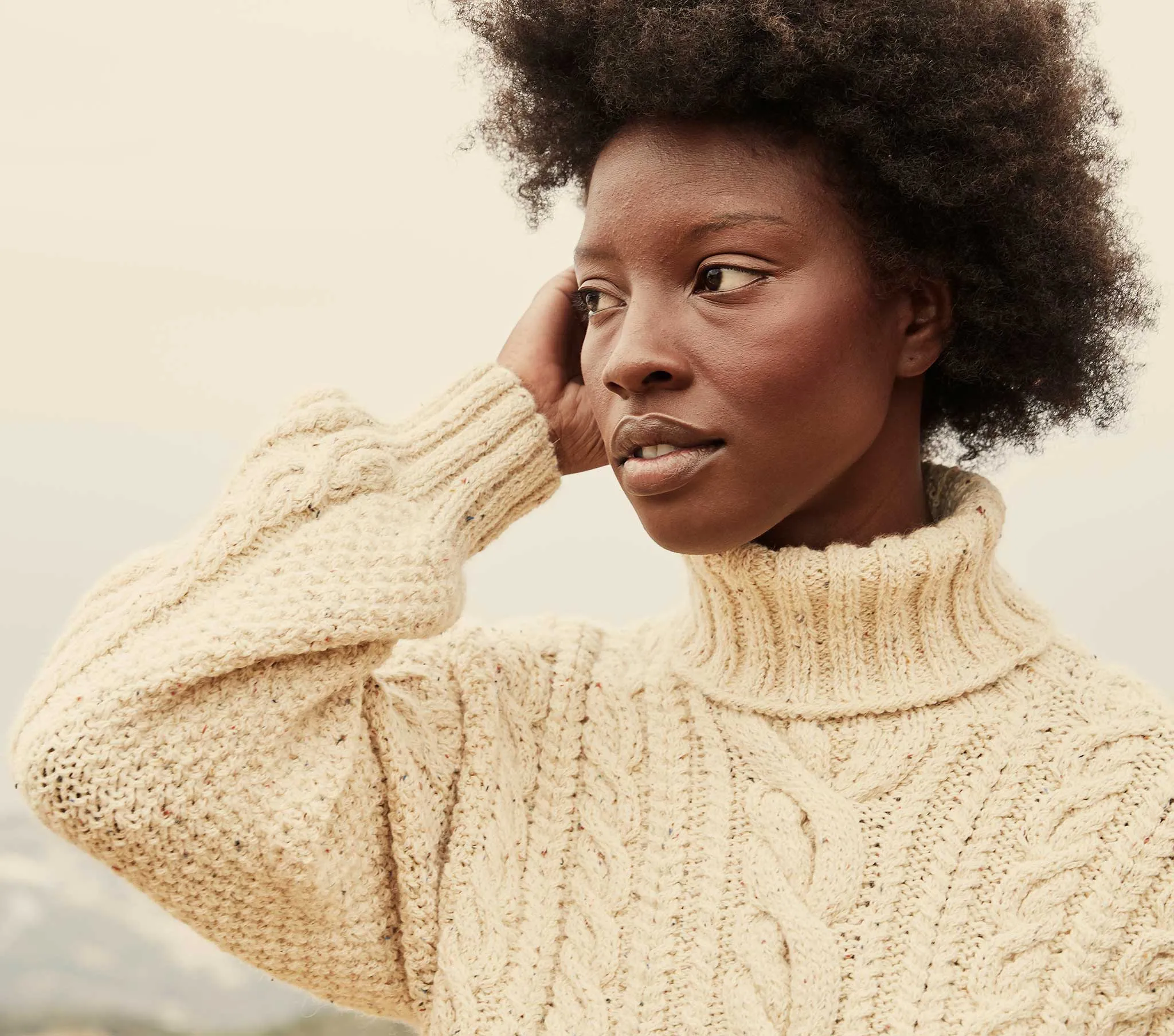 HMD -- SEQUOIA SWEATER -- CREAM sold by Doen product image thumbnail 4