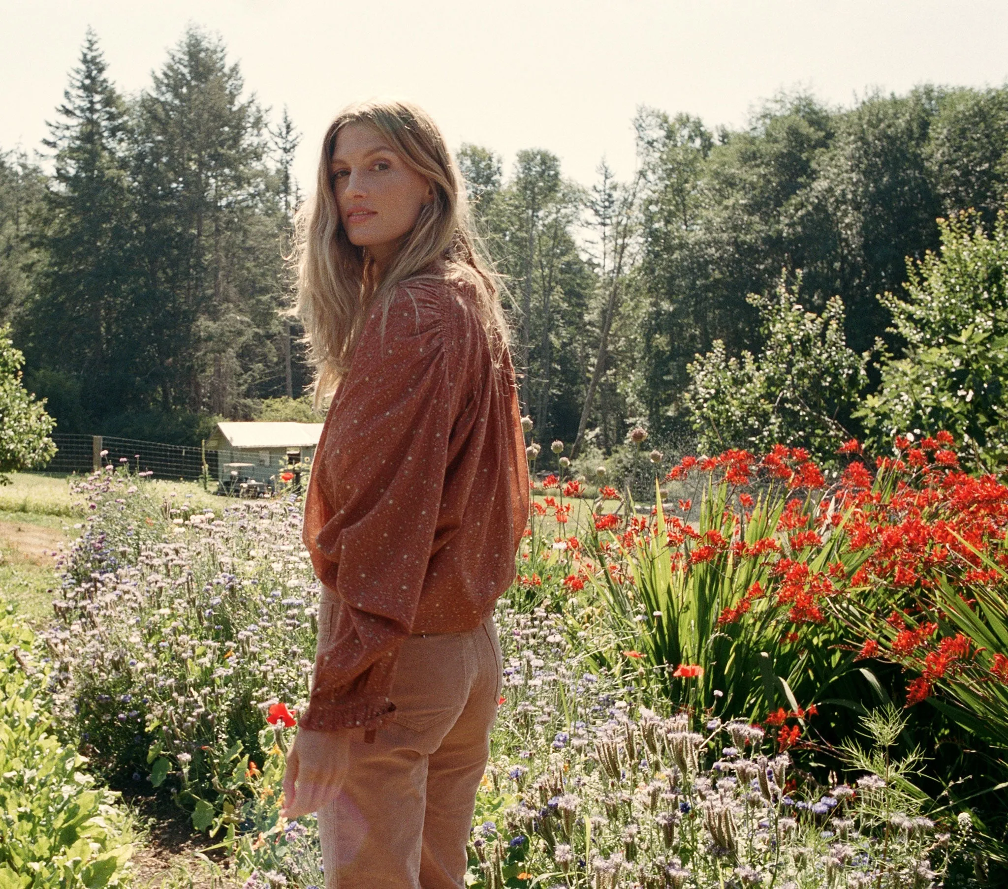 HMD -- ROSE TOP -- TAMARILLO PRAIRIE PAISLEY sold by Doen