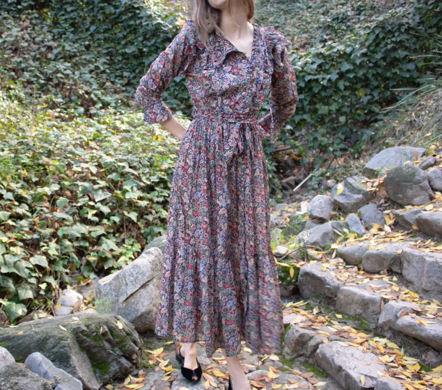 HMD -- ESME DRESS -- WILDBERRY THICKET sold by Doen