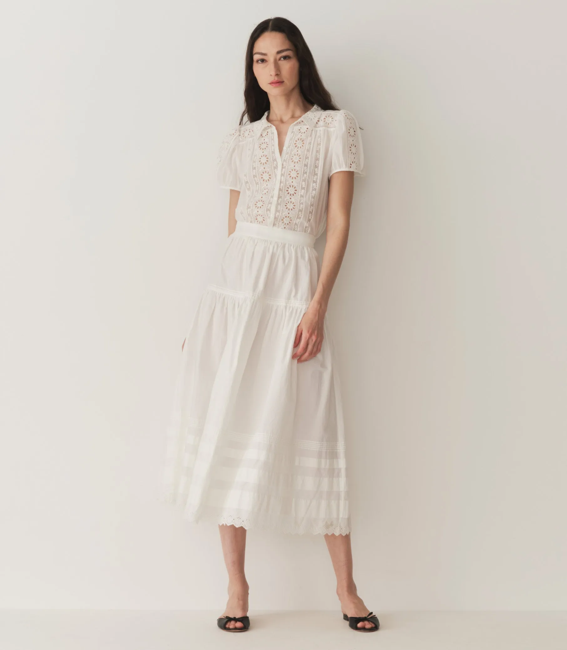 LEIGH TOP -- SALT sold by Doen product image thumbnail 2