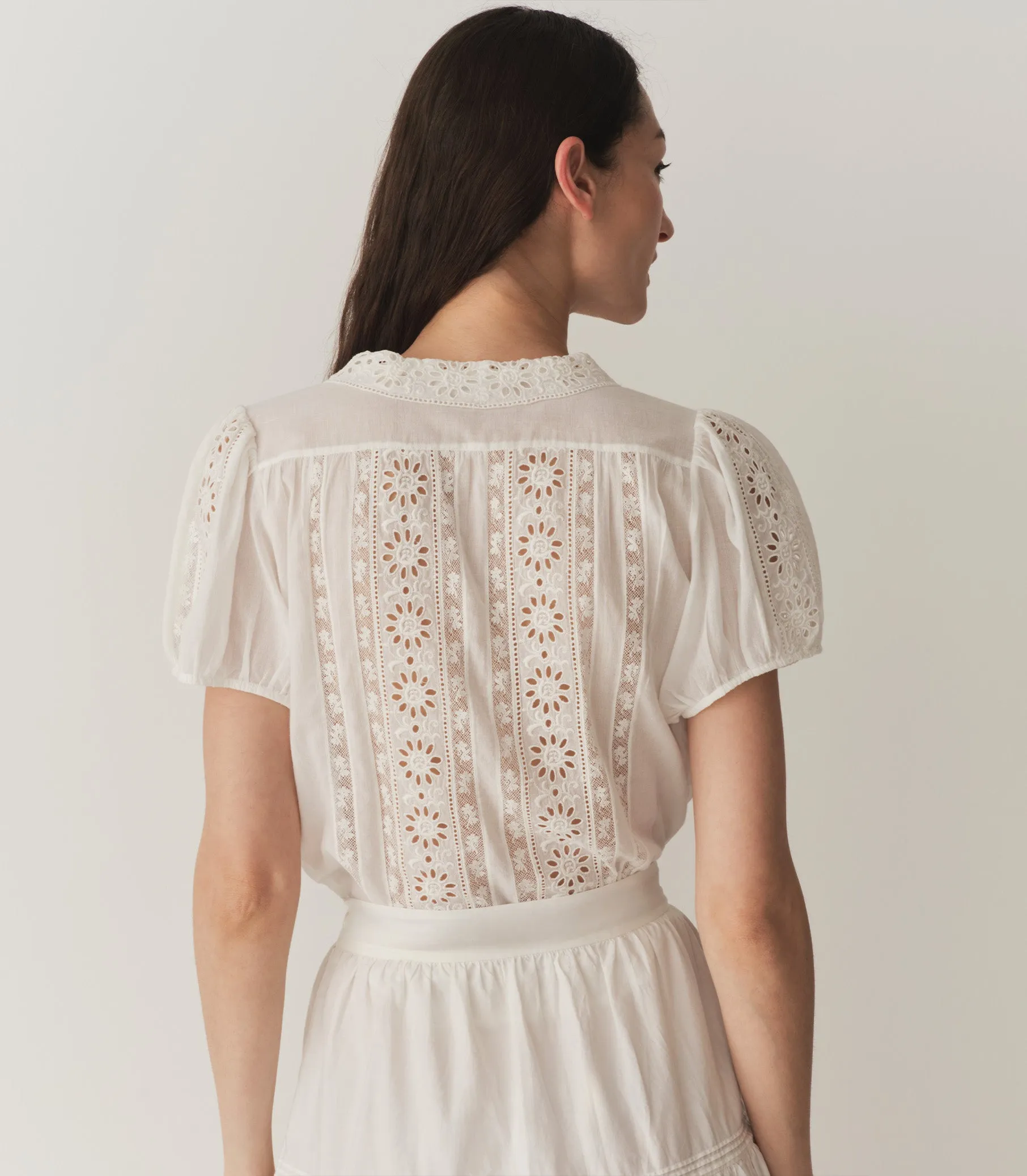 LEIGH TOP -- SALT sold by Doen product image thumbnail 4