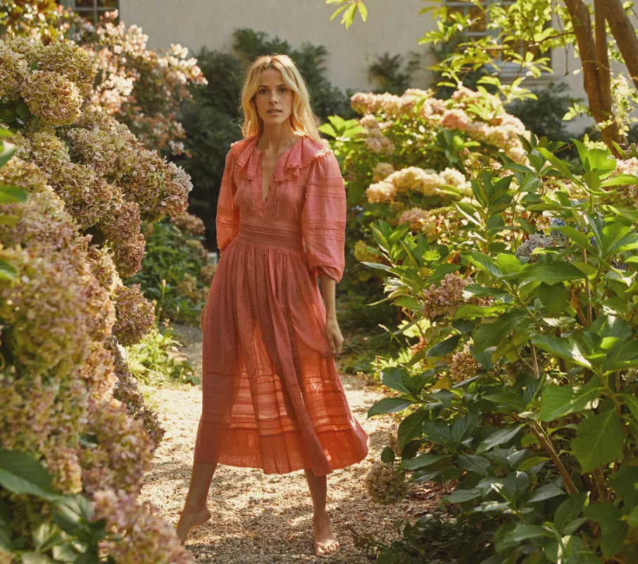 HMD -- MARLA DRESS -- APPLE BLOSSOM sold by Doen