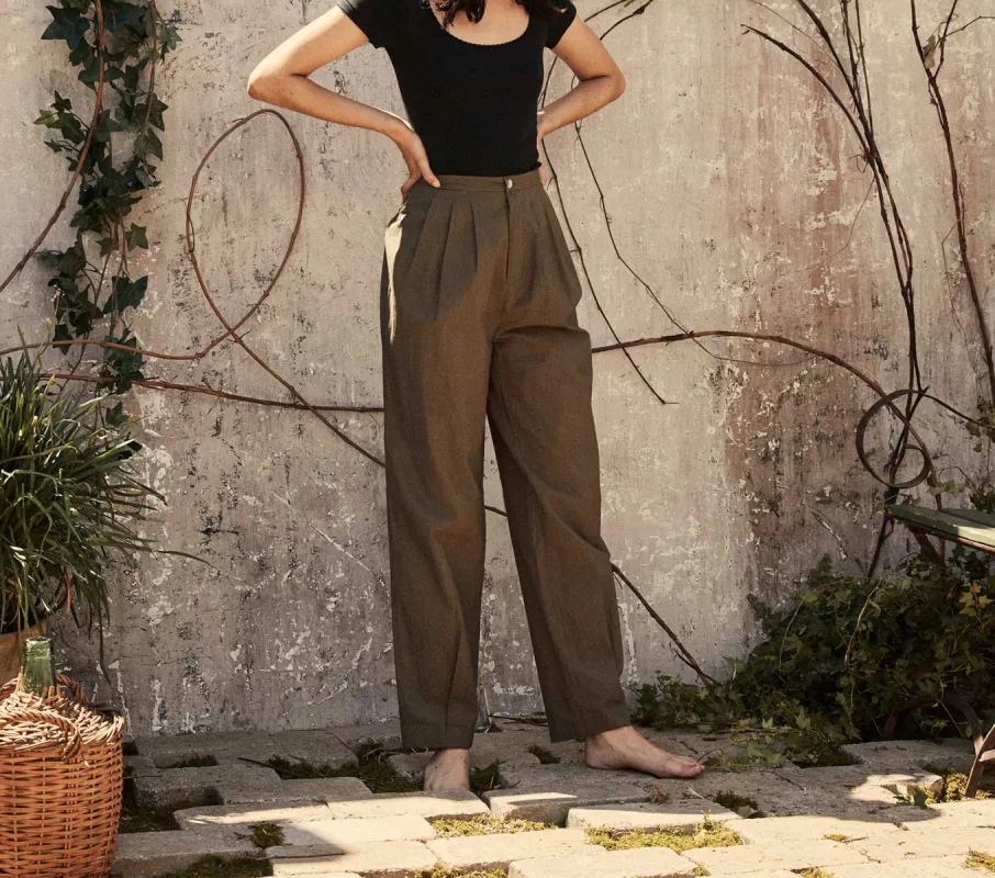 HMD -- ZORA PANT -- FIR sold by Doen