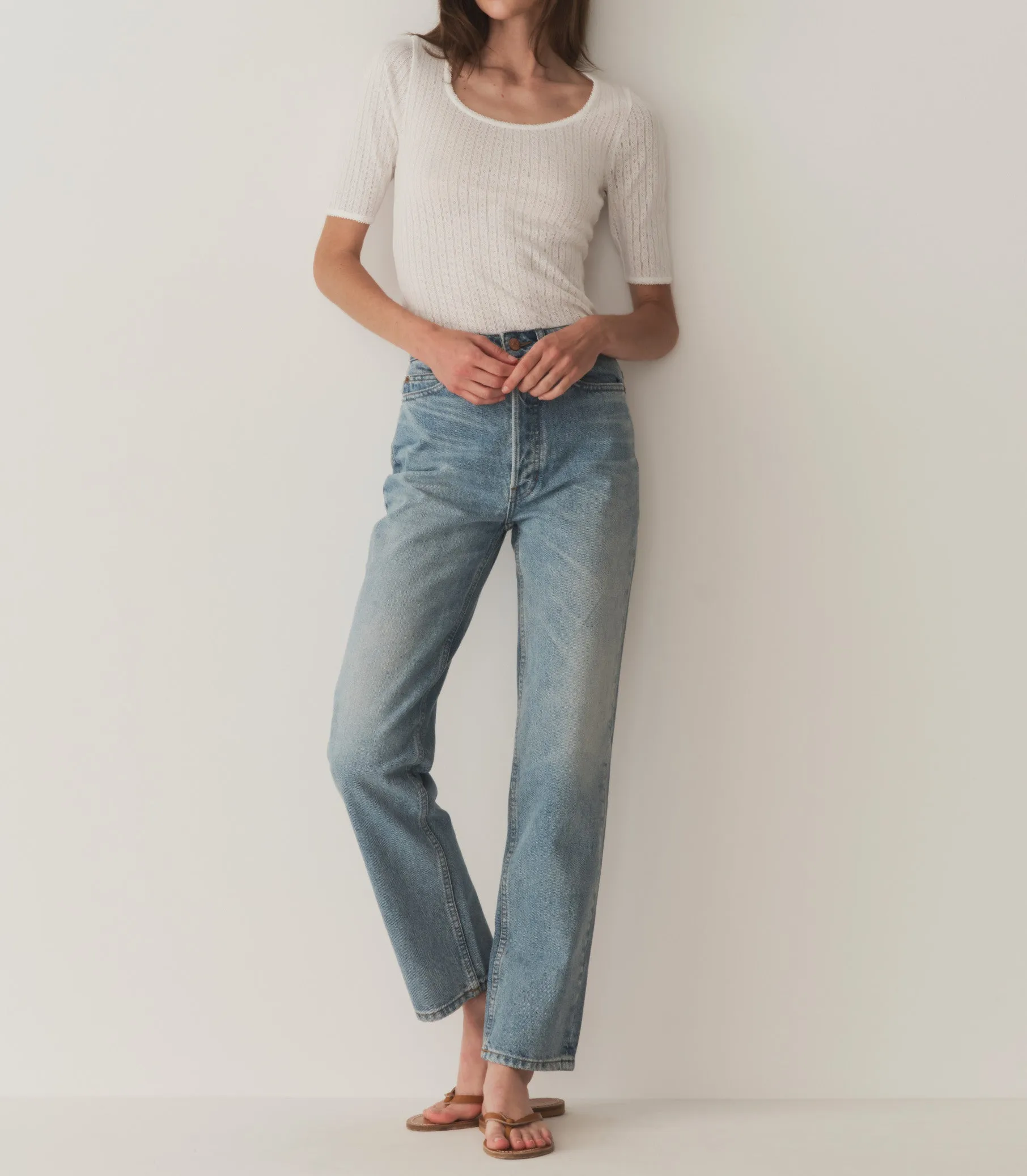 ANTHIA TEE -- SALT sold by Doen product image thumbnail 2