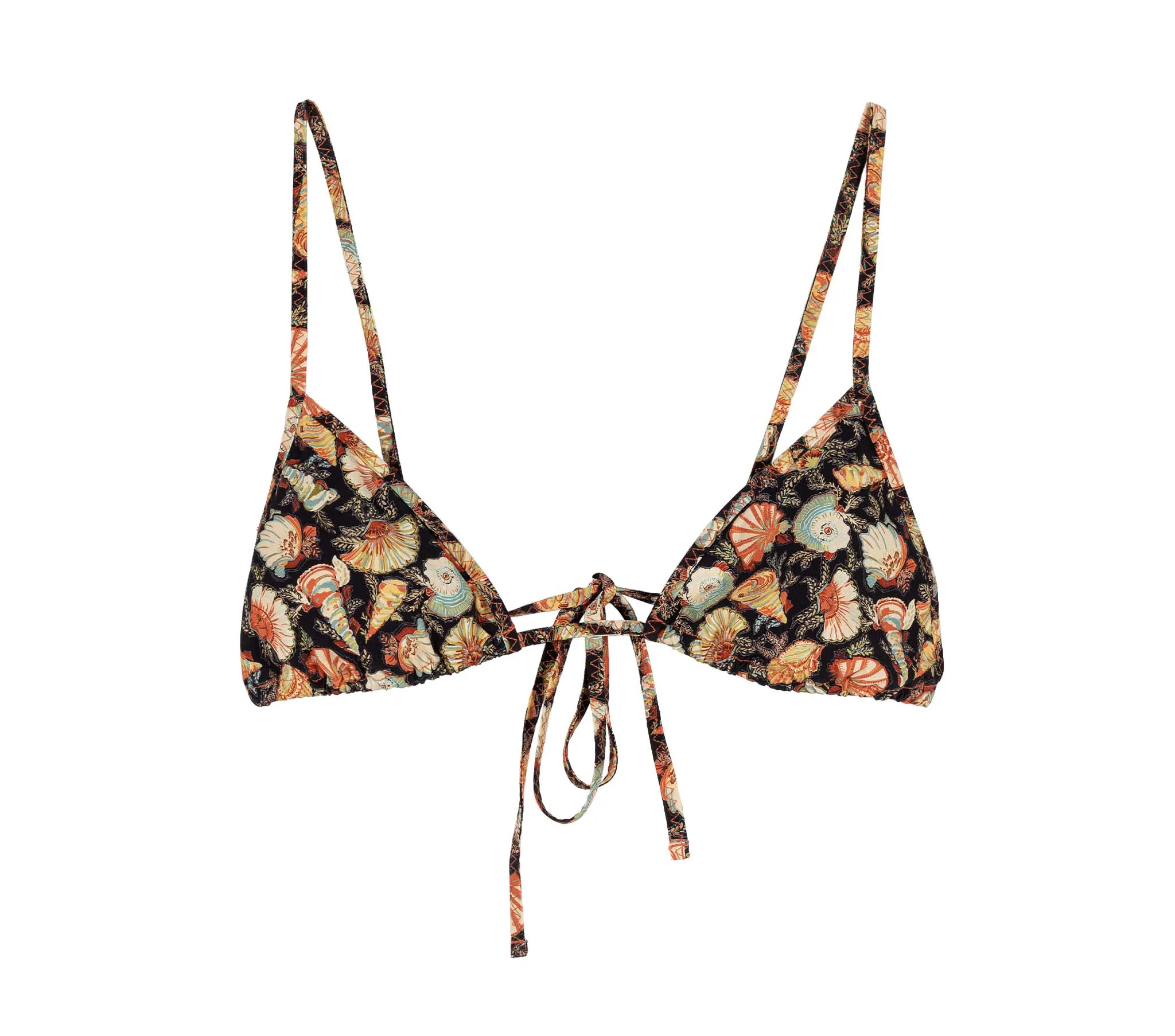 CAPRI BIKINI TOP -- NOIR TRESORS DE LA MER sold by Doen product image thumbnail 4