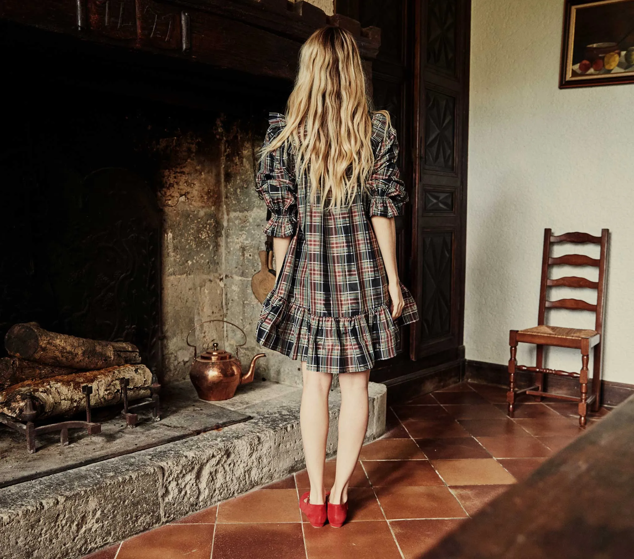 HMD -- BROMLEY DRESS -- ALCOTT PLAID sold by Doen product image thumbnail 3