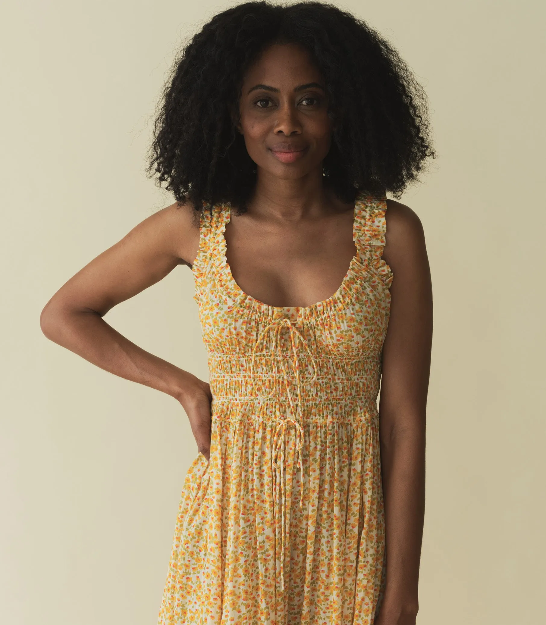 EMMARETTA DRESS -- CLEMENTINE DAISY FIELDS sold by Doen product image thumbnail 2