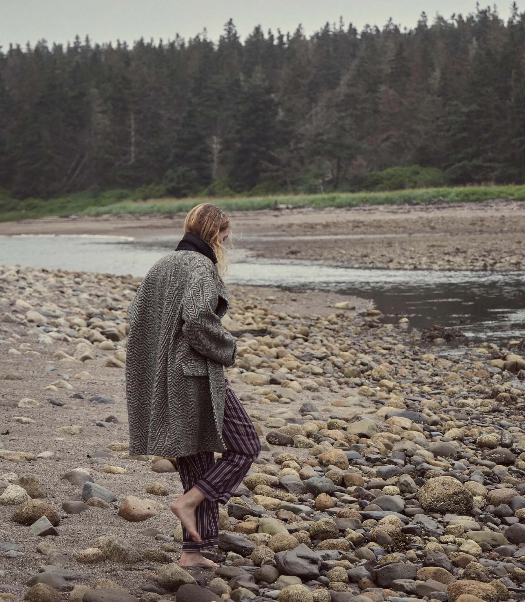 HMD -- DAVIS COAT -- HERRINGBONE sold by Doen product image thumbnail 4