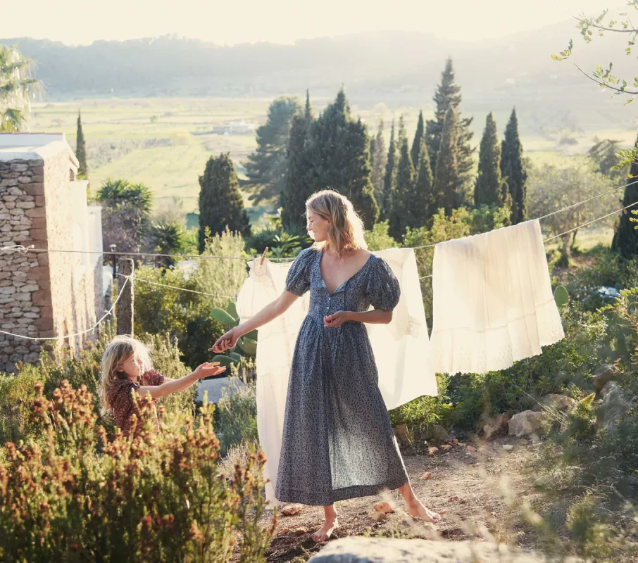 HMD -- MONCEAU DRESS -- DELORES DITSY FLORAL sold by Doen