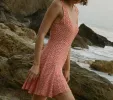 PORTO DRESS -- ORANGE HILLSIDE BLOOM sold by Doen
