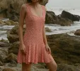 PORTO DRESS -- ORANGE HILLSIDE BLOOM sold by Doen