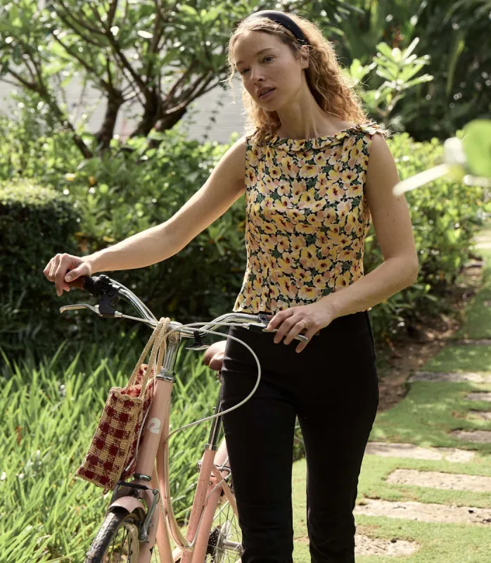 LIOTTA TOP -- ANEMONE GARDEN sold by Doen