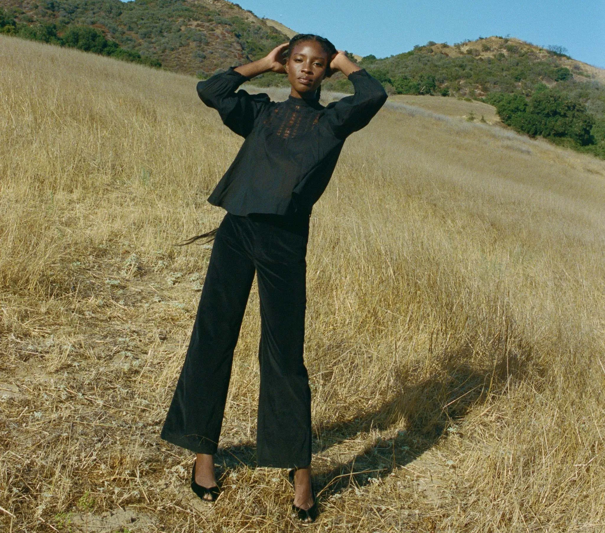 HMD -- MARLEY PANT -- BLACK sold by Doen product image thumbnail 5