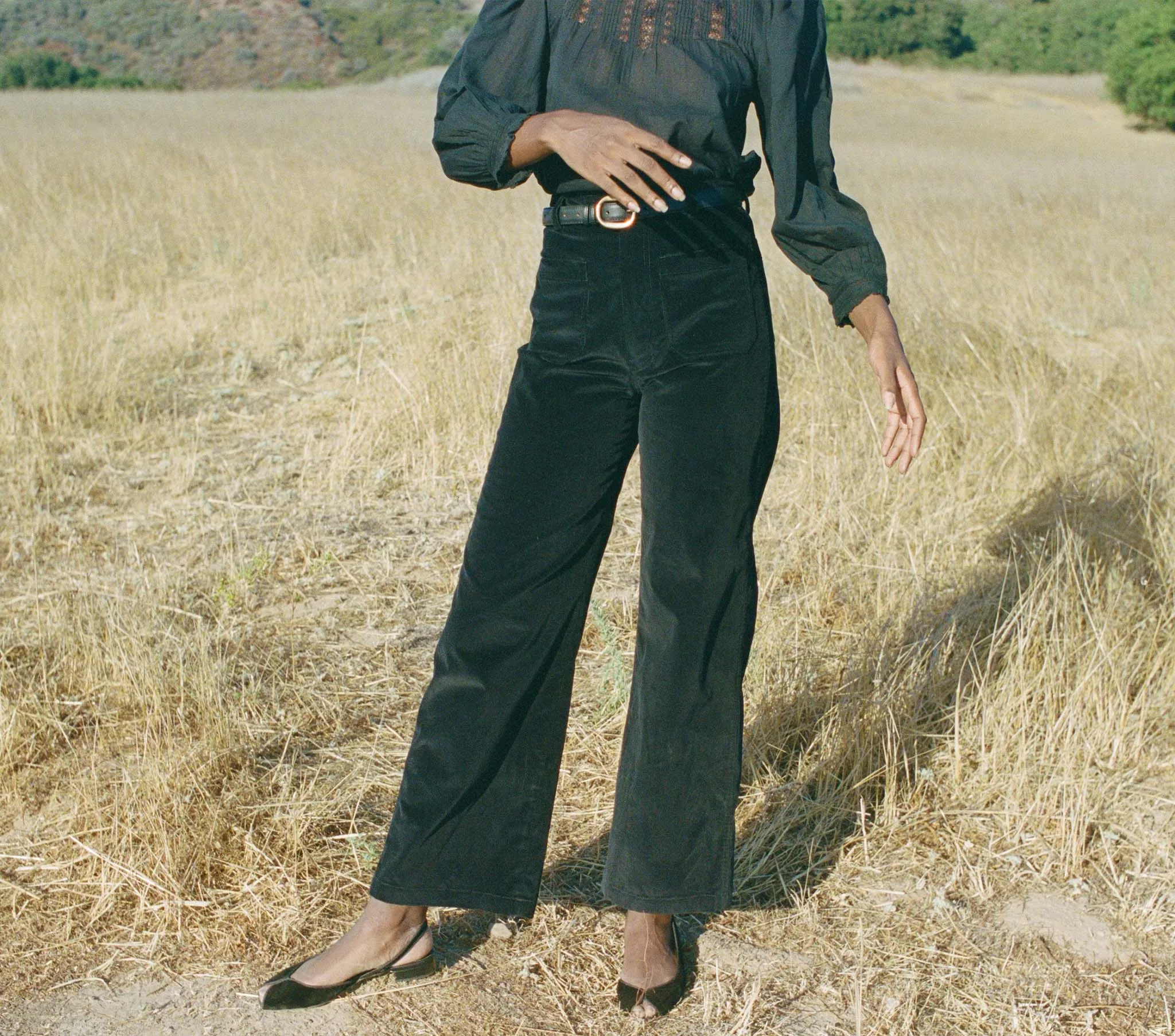 HMD -- MARLEY PANT -- BLACK sold by Doen product image thumbnail 2