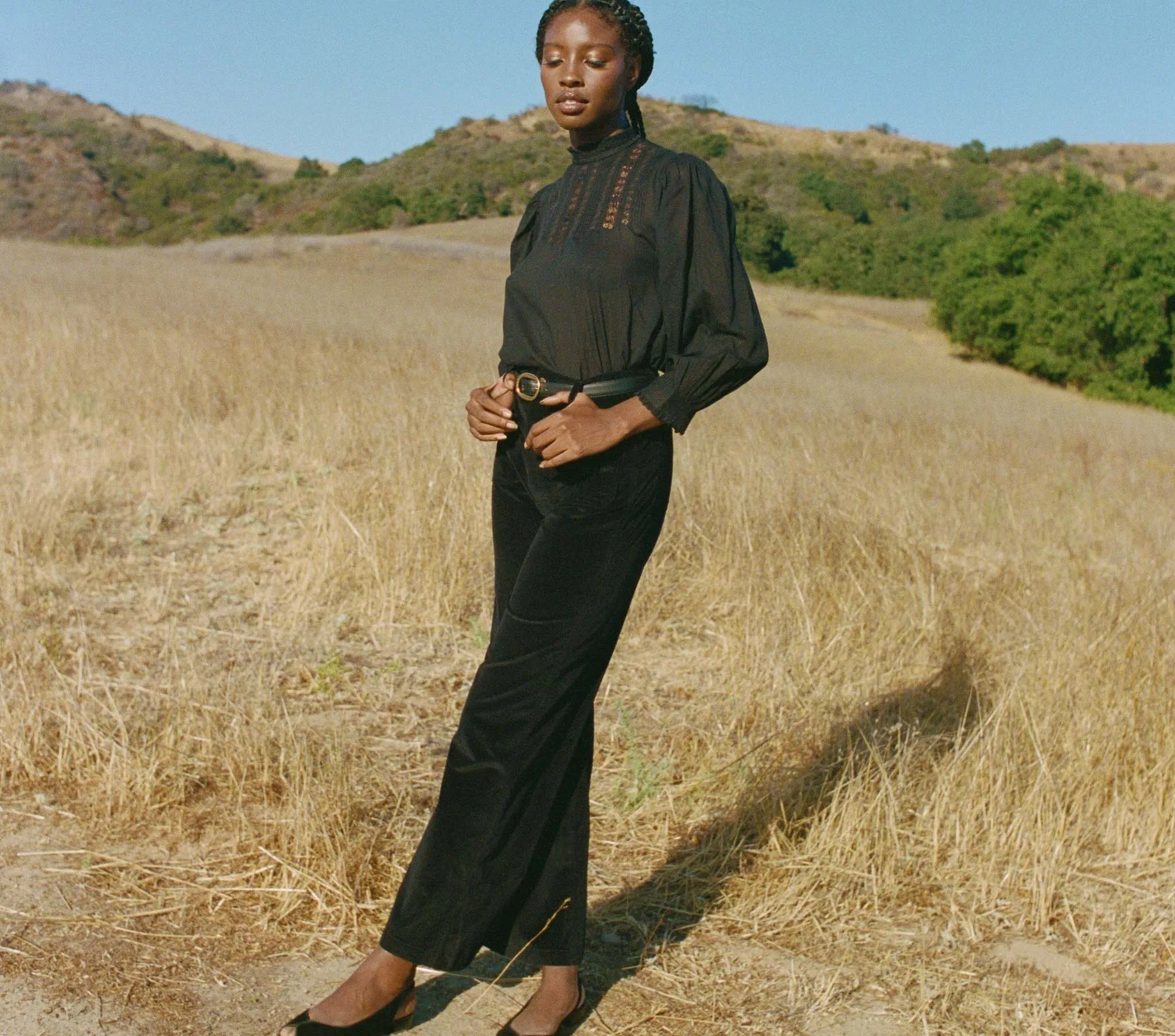 HMD -- MARLEY PANT -- BLACK sold by Doen product image thumbnail 3