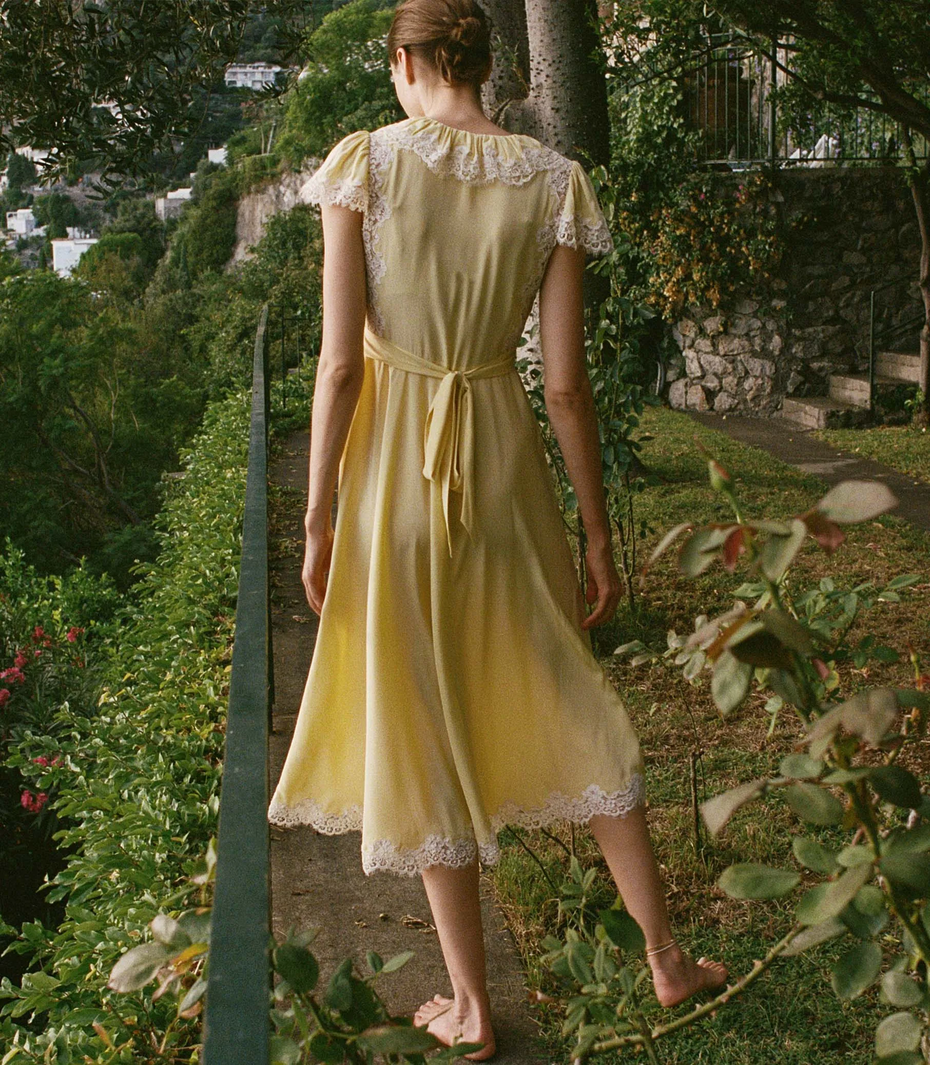 GRACE DRESS -- YELLOW ROSE sold by Doen product image thumbnail 3