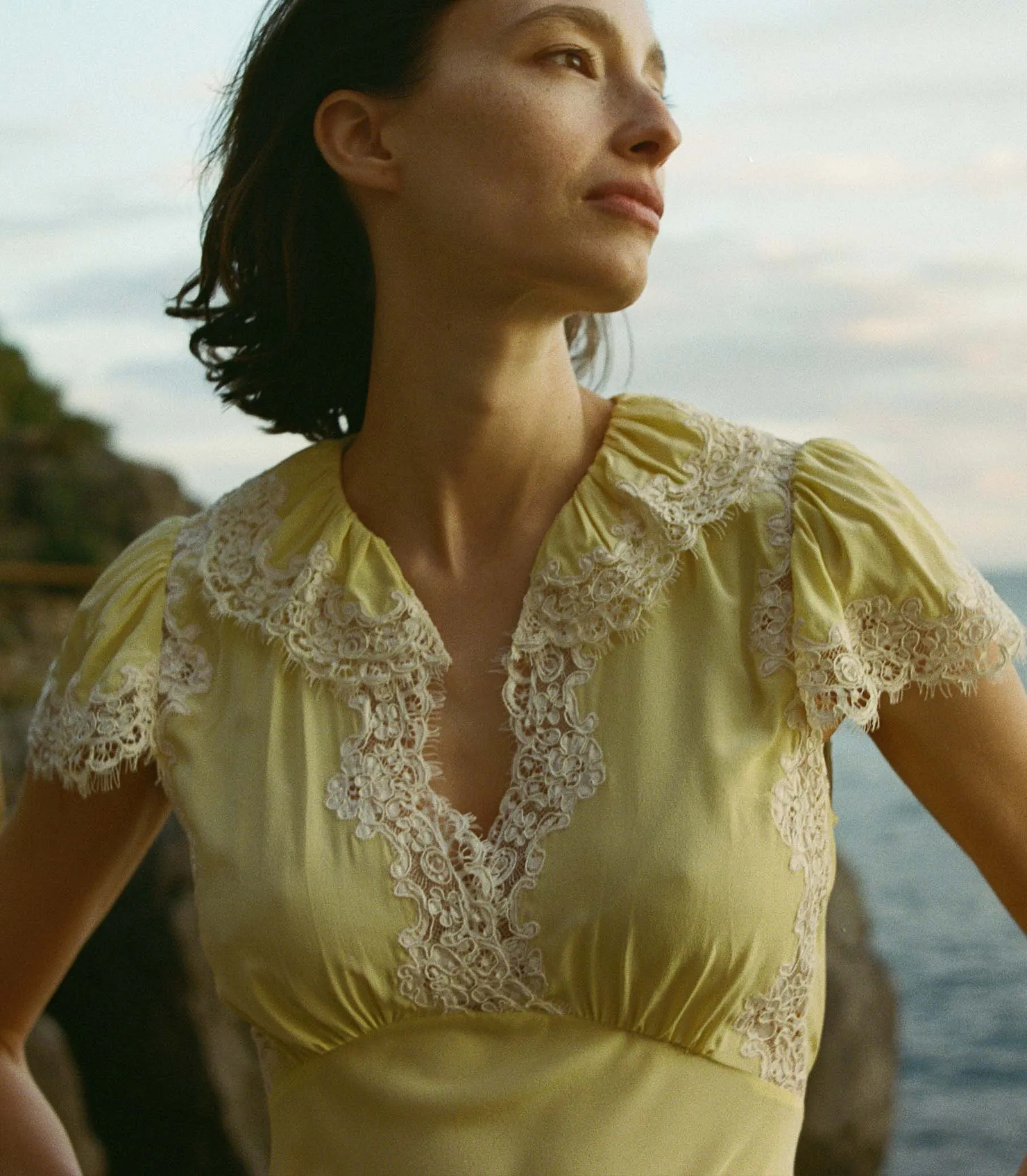 GRACE DRESS -- YELLOW ROSE sold by Doen product image thumbnail 5