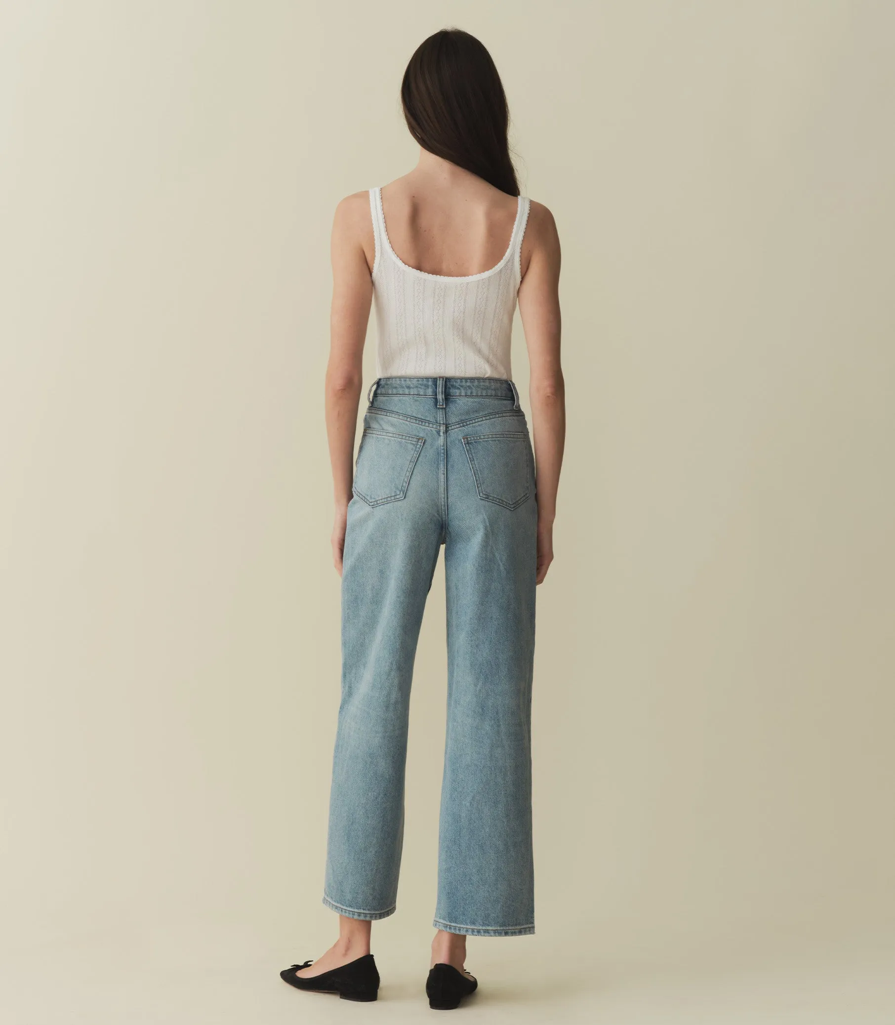 SHAE TANK -- SALT APOLLINE POINTELLE sold by Doen product image thumbnail 5