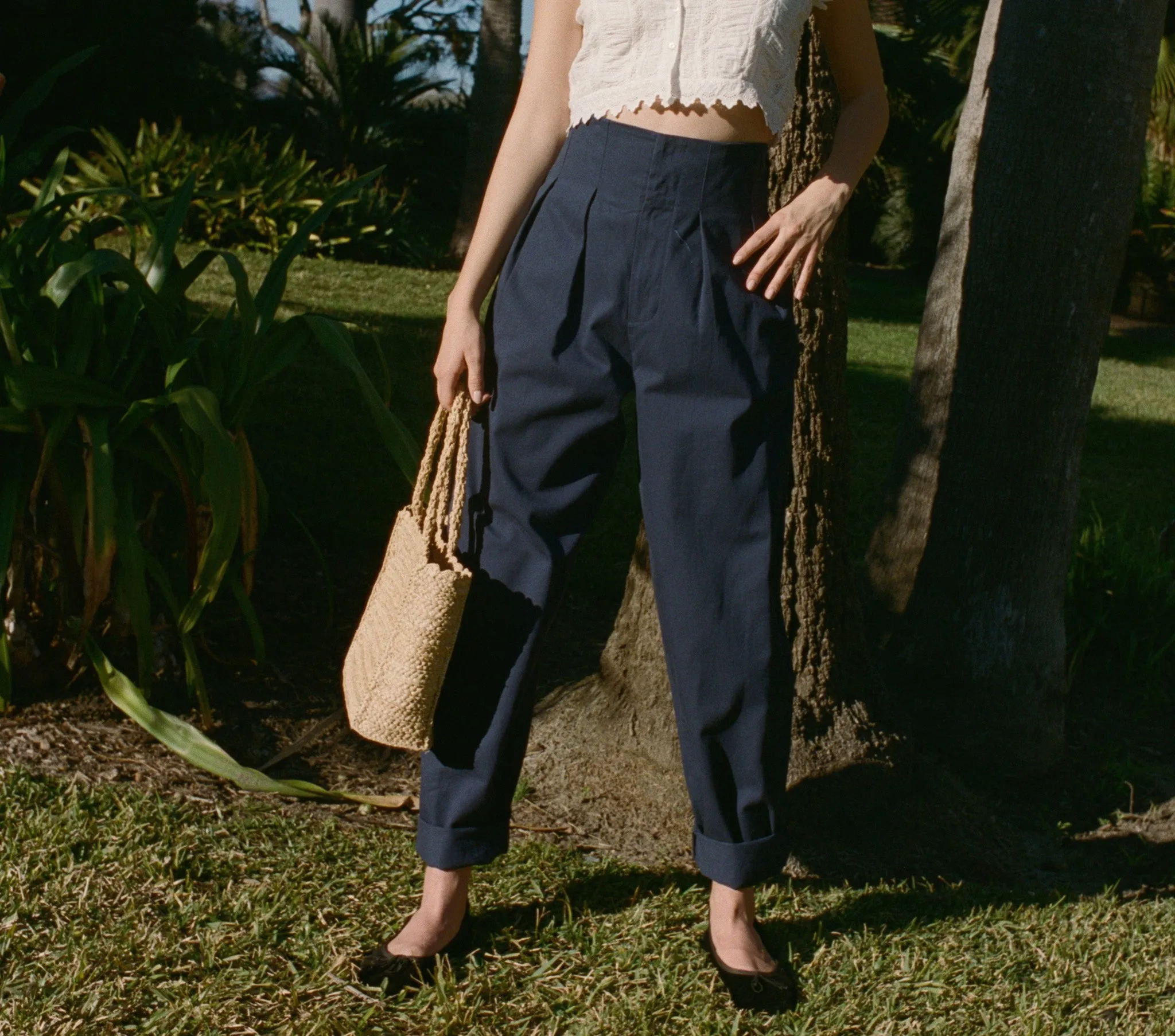 LOUVRE PANT -- ADRIATIC sold by Doen product image thumbnail 2