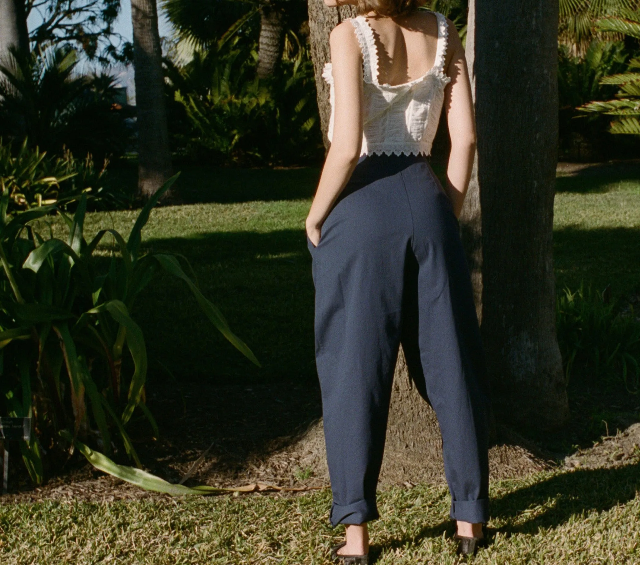 LOUVRE PANT -- ADRIATIC sold by Doen product image thumbnail 5