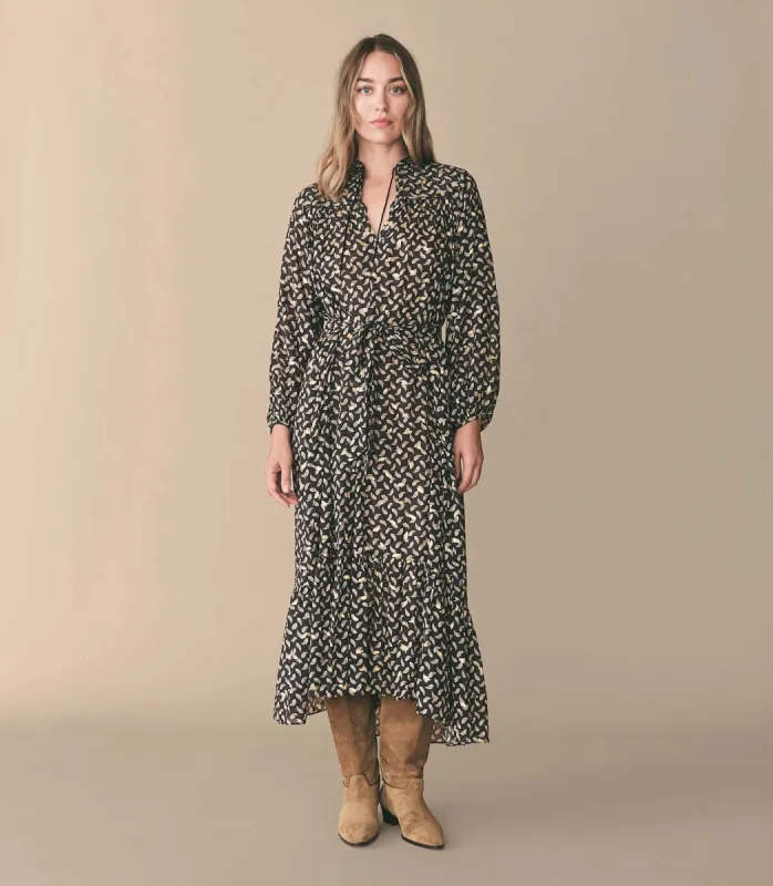 IVANA DRESS -- FALLING LEAVES sold by Doen