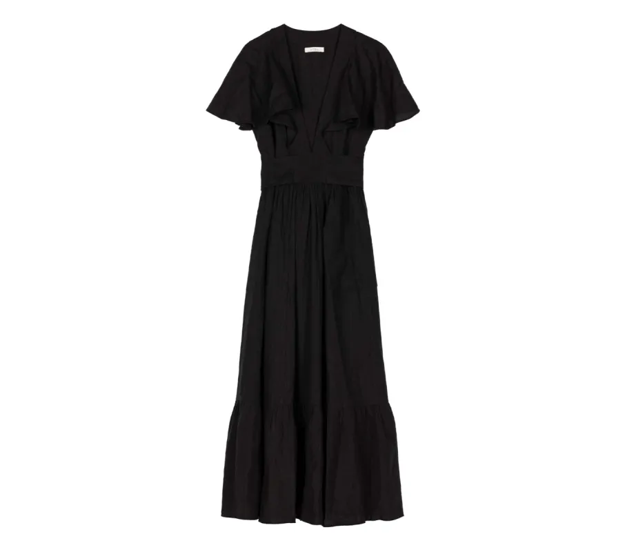HMD -- TARRAGON DRESS -- BLACK sold by Doen