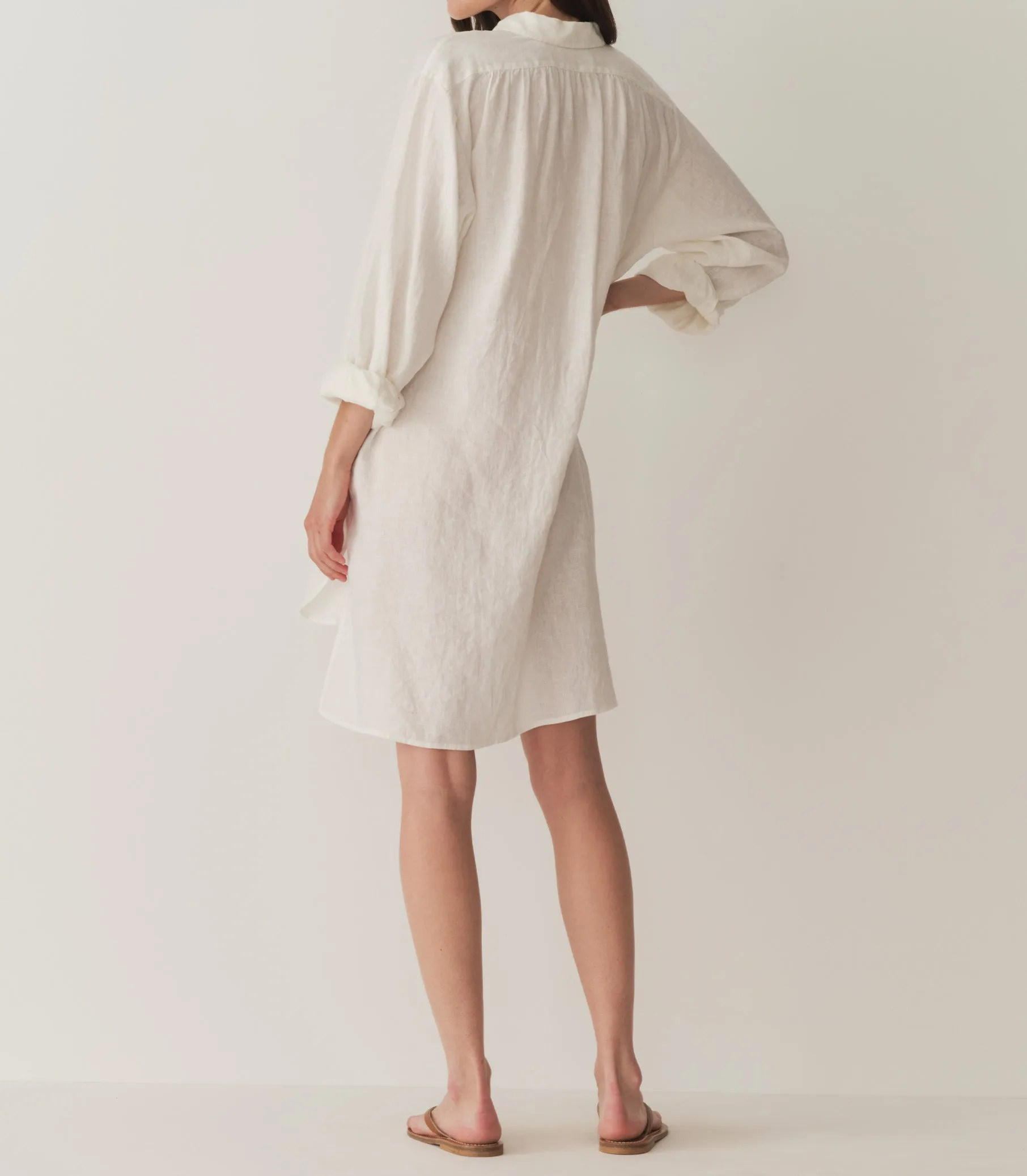 JORA LINEN DRESS -- SALT sold by Doen product image thumbnail 4